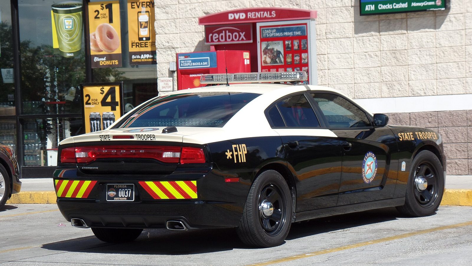 A Florida Highway Patrol cruiser; FHP Troop C investigates most crashes on Pasco County roads
