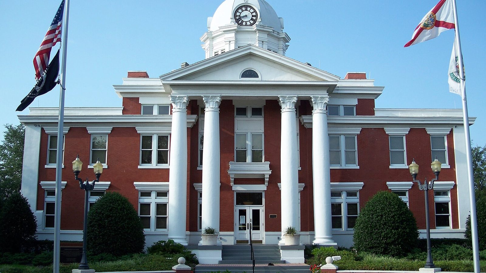 The historic Pasco County Courthouse in Dade City