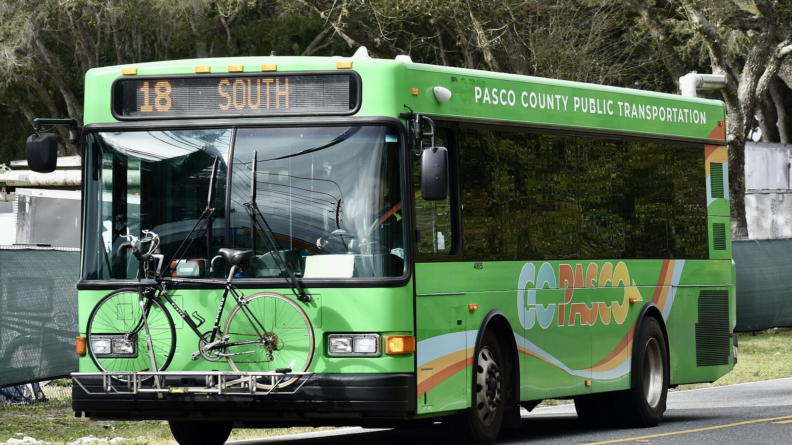 A GOPasco county bus in Pasco County